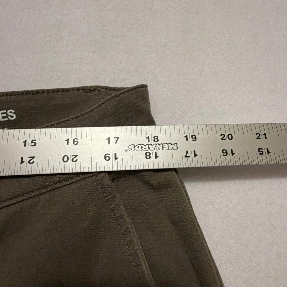 Mugsy Olives Men 36x30 Slim Straight Stretch Chino Pants Olive Green K6PNOL
